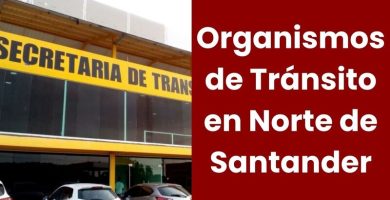 Organismos de Tránsito en Norte de Santander