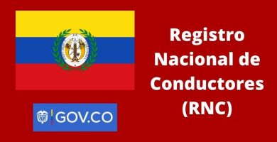 Registro Nacional de Conductores RNC